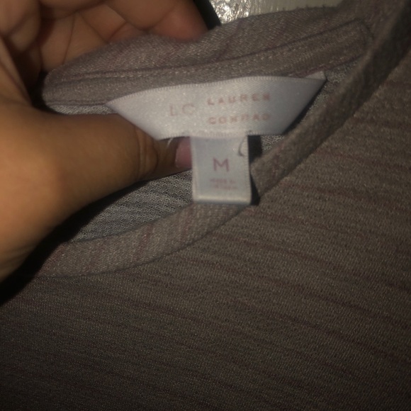 LC Lauren Conrad Bow Back Shirttail Tunic - Picture 6 of 10